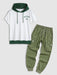 Patterned Hooded Tee And Cargo Pants - Grafton Collection