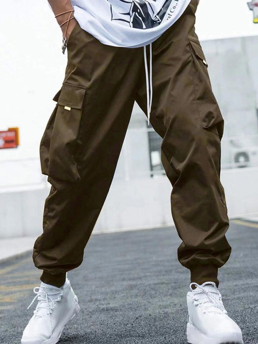 Two Tone Shirt And Cargo Pants Set