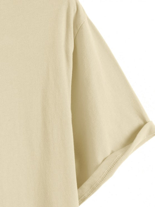 Sun Pattern T Shirt With Beam Pants Set