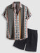 Ethnic Style Shirt With Casual Shorts Set - Grafton Collection