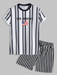 Striped T Shirt And Shorts Set - Grafton Collection