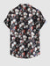 Floral Print Short Sleeve Shirt And Pants Set - Grafton Collection