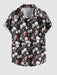 Floral Print Short Sleeve Shirt And Pants Set - Grafton Collection