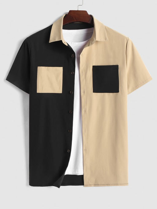 Short Sleeves Shirt With Patched Pockets Pants - Grafton Collection