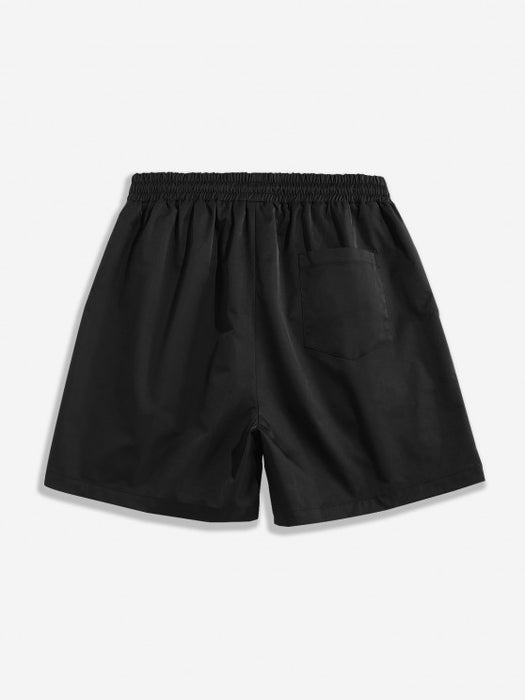 Pocket Shirt And Label Design Casual Shorts - Grafton Collection