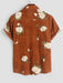 Flowers Pattern Shirt With Soft Textured Shorts - Grafton Collection