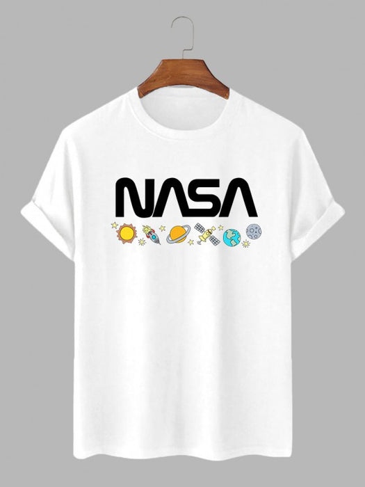 Galaxy Cartoon Graphic Pattern T Shirt