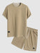 Label Design T Shirt And Shorts Set - Grafton Collection