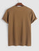 Textured T Shirt And Drawstring Shorts Set - Grafton Collection