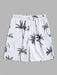 Coconut Tree Printed Shirt And Shorts - Grafton Collection