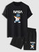 Dancing Cartoon Bear T Shirt And Shorts Set - Grafton Collection