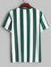 Striped T Shirt And Casual Shorts Set - Grafton Collection