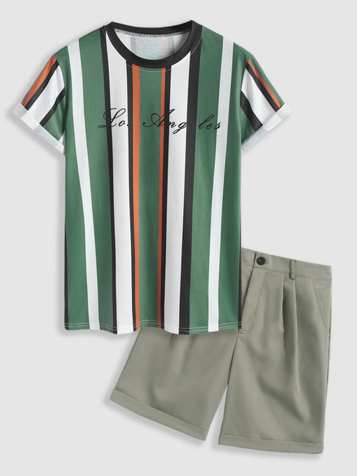 Short Sleeve T Shirt and Shorts Set - Grafton Collection