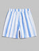 Casual Striped Shirt And Shorts - Grafton Collection