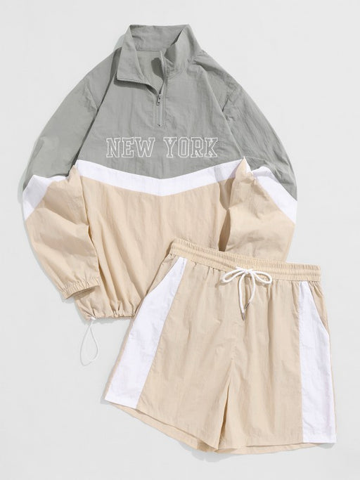 New York Windbreaker And Shorts Set - Grafton Collection