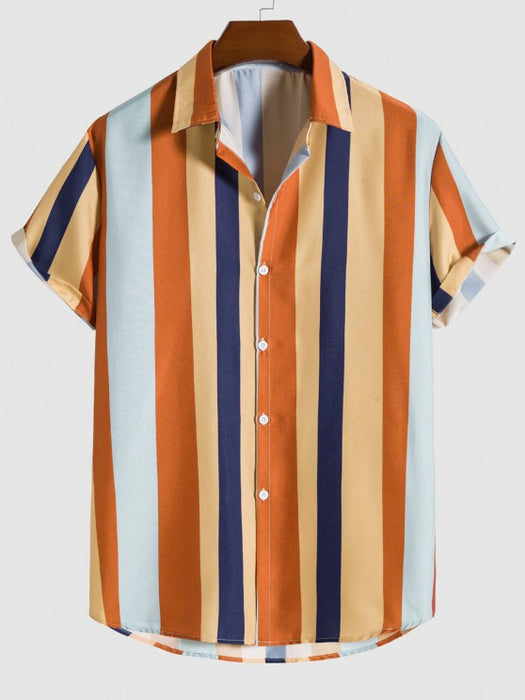 Striped Shirt and Shorts Set - Grafton Collection