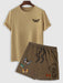 Short Sleeves T-shirt and Shorts Set - Grafton Collection