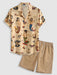 Vintage Shirt And Casual Shorts Set - Grafton Collection