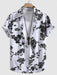 Floral Button Up Shirt With Casual Shorts Set - Grafton Collection