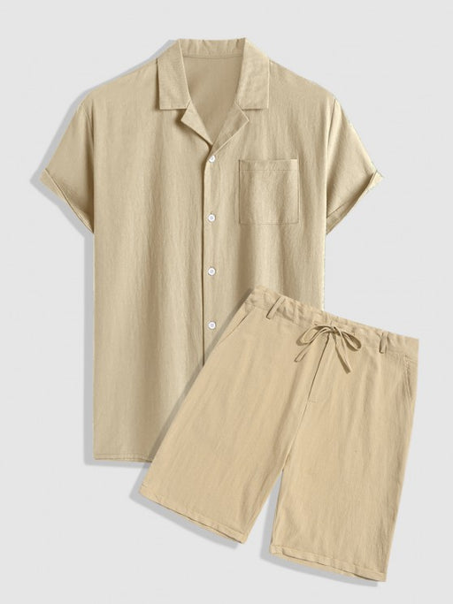 Short Sleeves Shirt With Shorts Set - Grafton Collection