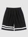 Striped Short Sleeves T Shirt And Shorts Set - Grafton Collection