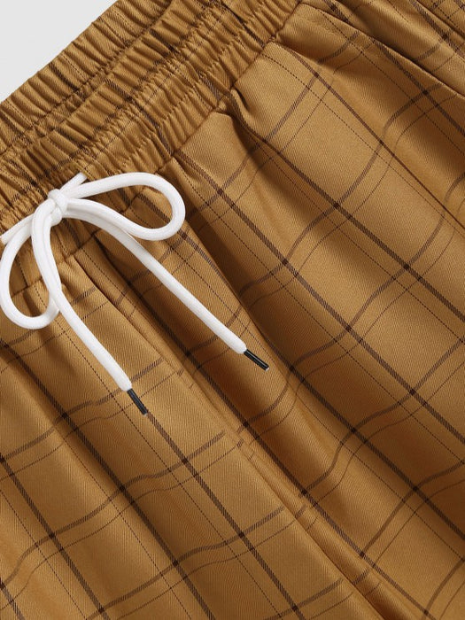 Pocket Shirt And Drawstring Shorts Sets - Grafton Collection