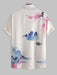 Casual Landscape Painting Shirt And Shorts - Grafton Collection