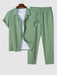 Casual Collar Shirt And Pants - Grafton Collection