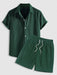 Short Sleeve Shirt And Shorts Set - Grafton Collection