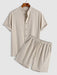 Plain Shirt And Shorts  Set - Grafton Collection