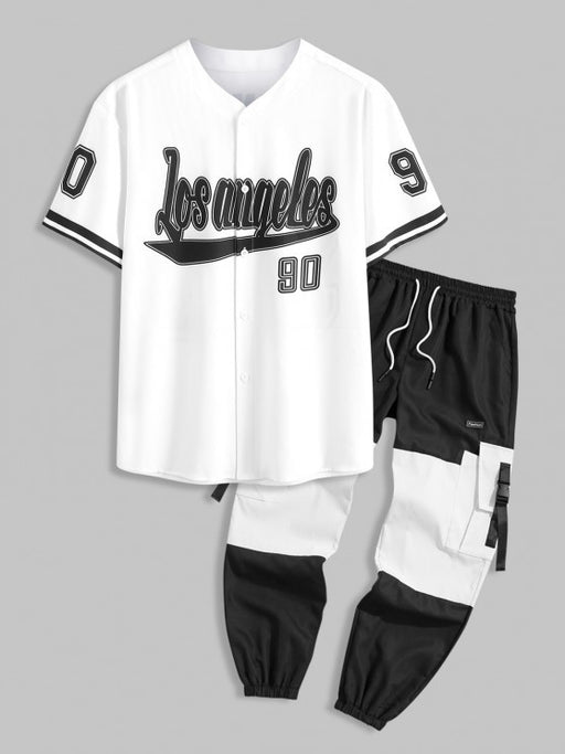 Los Angeles Shirt And Feet Cargo Pant - Grafton Collection