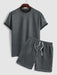 Short Sleeves T Shirt And Shorts Set - Grafton Collection