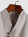 Linen Textured Popover Shirt And Pants Set - Grafton Collection