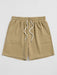 Letter Printed T-Shirt And Drawstring Shorts - Grafton Collection
