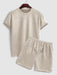 Short Sleeves T Shirt And Shorts Set - Grafton Collection