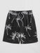 Coconut Tree Printed Shirt And Shorts - Grafton Collection