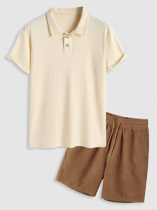 Casual Short Sleeve T-Shirt And Shorts - Grafton Collection