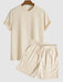 Cloth Short Sleeves T Shirt With Shorts Set - Grafton Collection