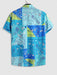 Coconut Tree Pattern Shirt And Shorts - Grafton Collection