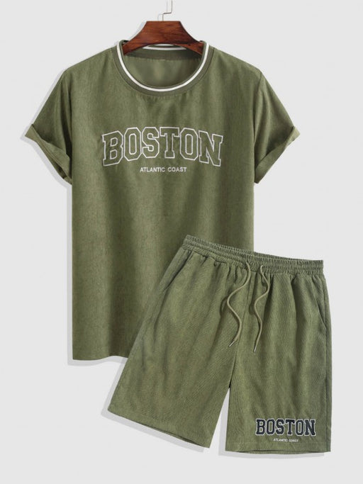 Short Sleeves Tee And Shorts Set - Grafton Collection