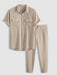 Short Sleeves Shirt And Tapered Work Pants Set - Grafton Collection