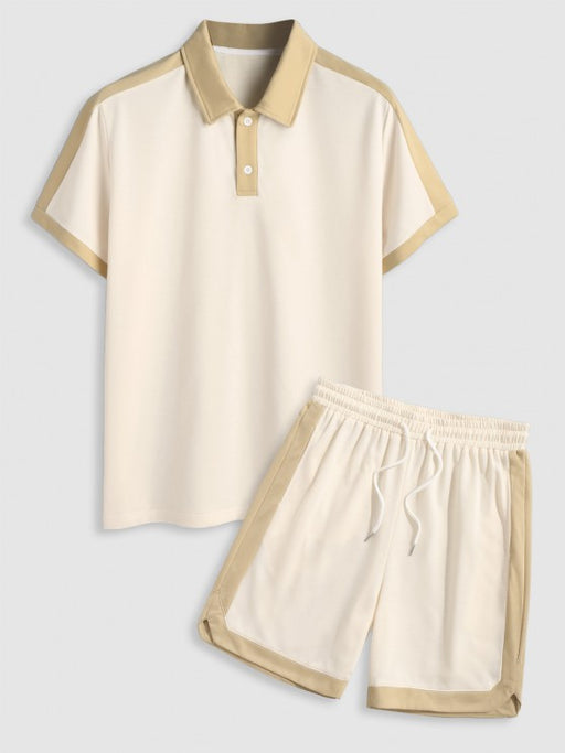 Casual Collared T-Shirt And Shorts - Grafton Collection