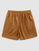 Plain Shirt And Drawstring Shorts - Grafton Collection