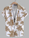 Coconut Tree Printed Shirt And Shorts - Grafton Collection