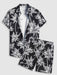 Coconut Tree Printed Shirt And Shorts - Grafton Collection