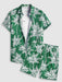 Coconut Tree Printed Shirt And Shorts - Grafton Collection
