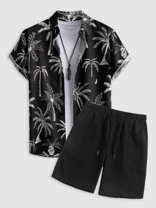 Beach Vacation Shirt And Bermuda Shorts Set