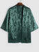 Front Kimono Shirt And Casual Shorts - Grafton Collection