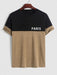 Two Tone Short Sleeves T Shirt And Shorts - Grafton Collection