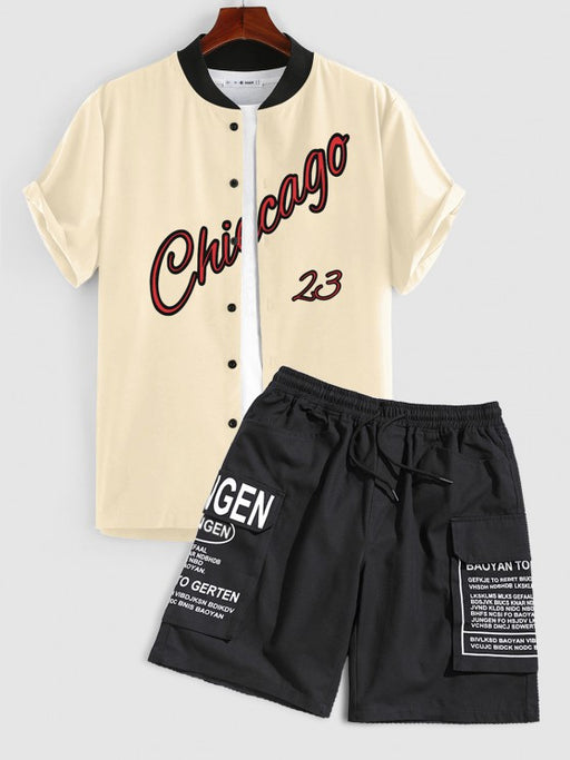 Short Sleeves Baseball Shirt And Short - Grafton Collection